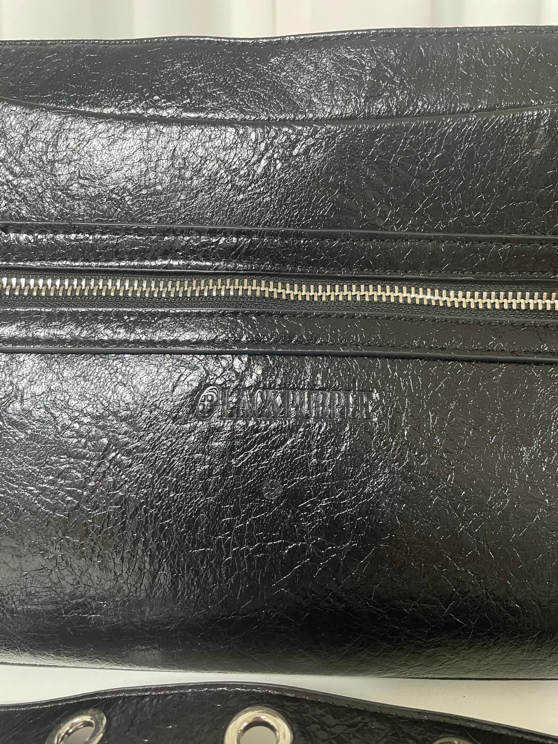 블랙 퍼플 가방 상품이미지5