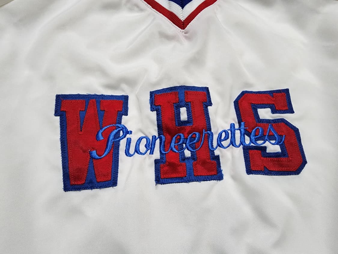 USA 80~90's Varsity 브이넥 나일론 웜업 바람막이 상품이미지6