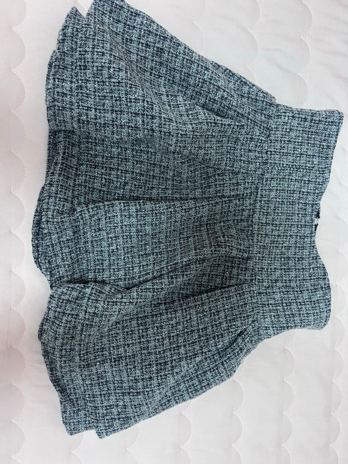 미셸마카롱 라메 트위드 미각 스커트 일브스나걸리양지뢰양산형지뢰계 상품이미지1