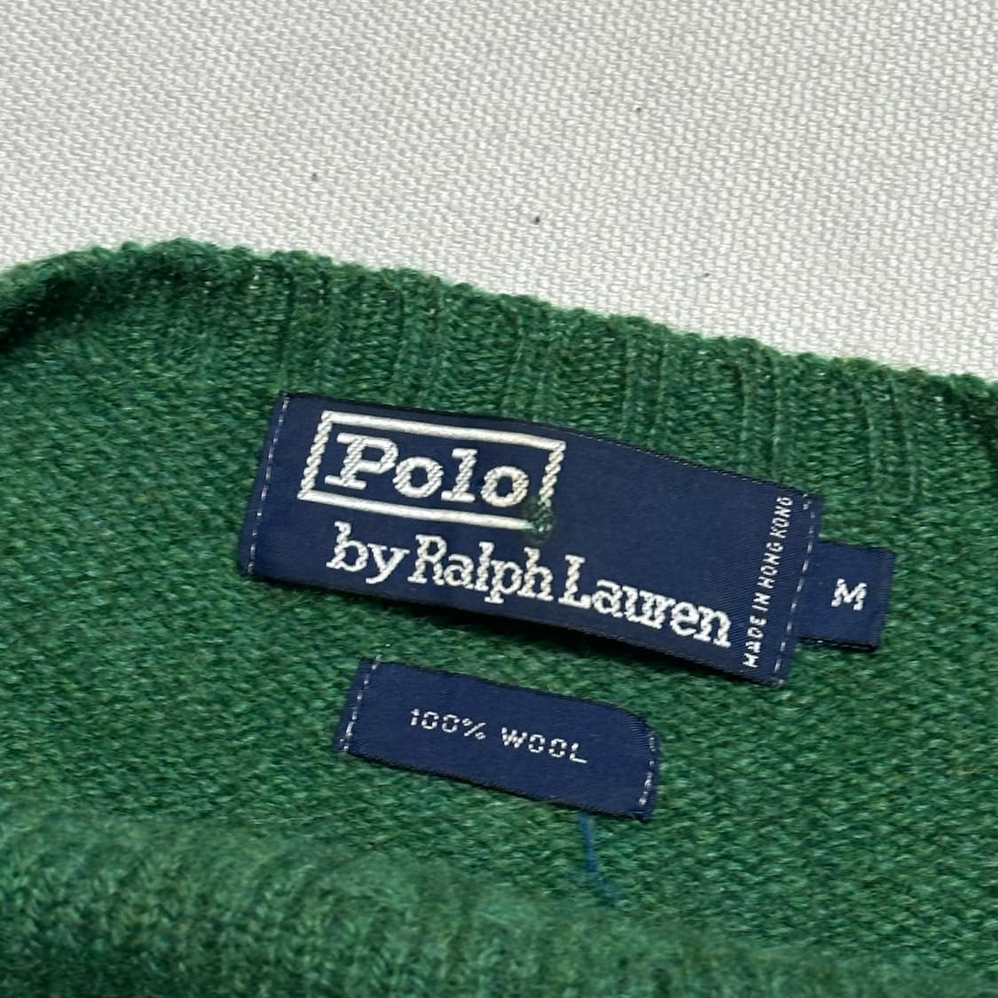 M 폴로랄프로렌 그린 울 니트 상품이미지4