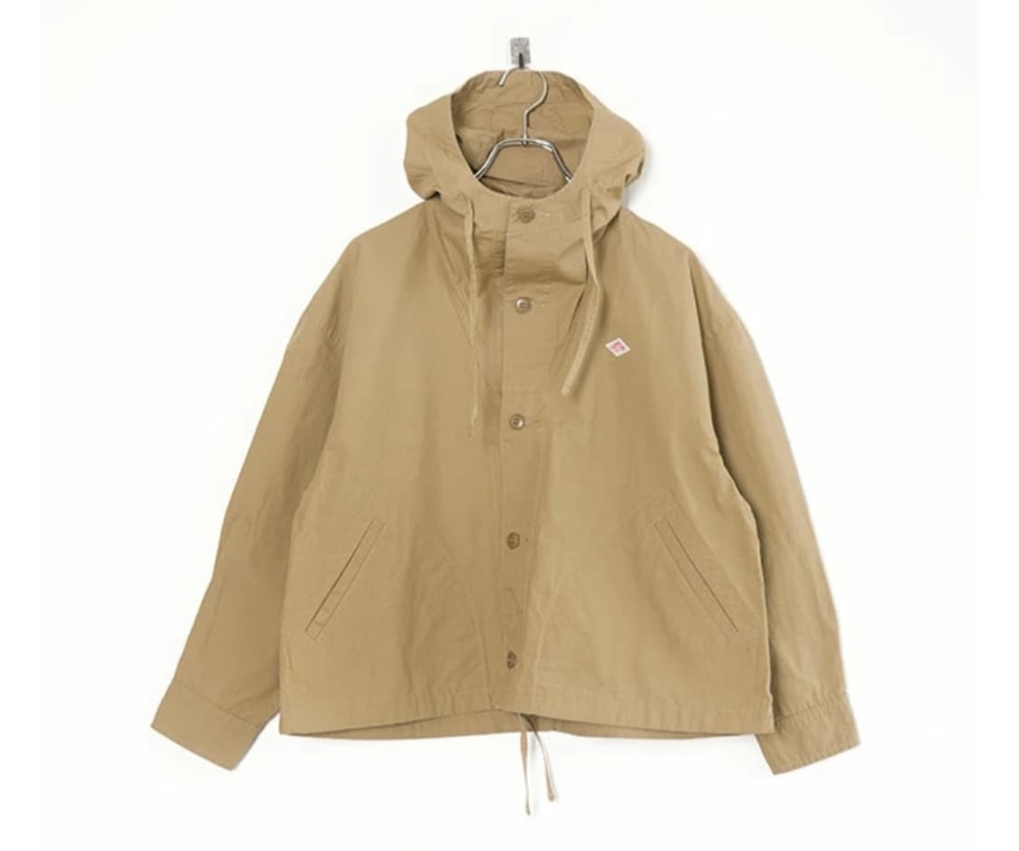 새상품 26SS DANTON 단톤 코튼 숏 후드 재킷 40사이즈 베이지 상품이미지1