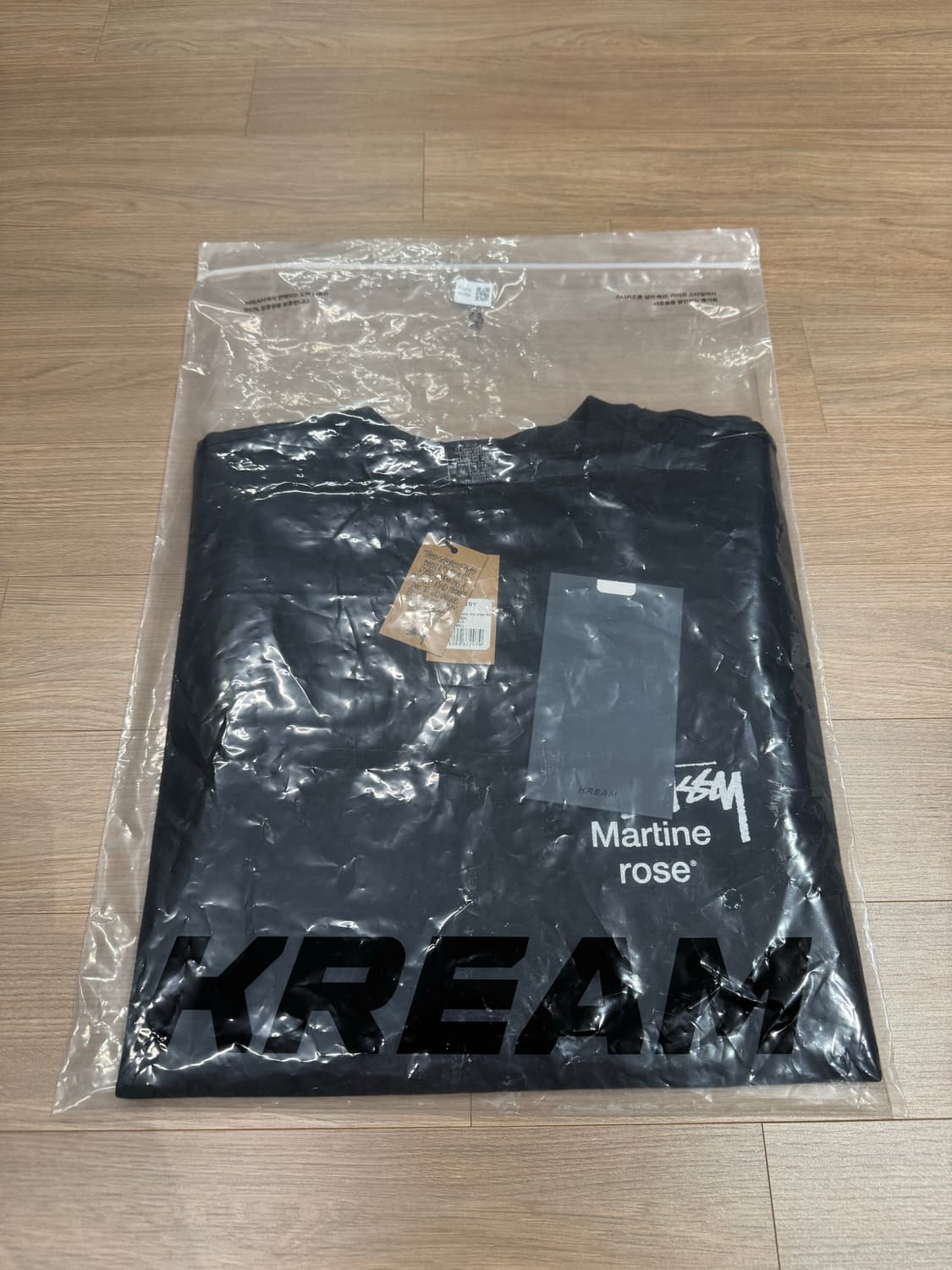 스투시 마틴로즈 콜라주 피그먼트 다이드 티셔츠 블랙 상품이미지5