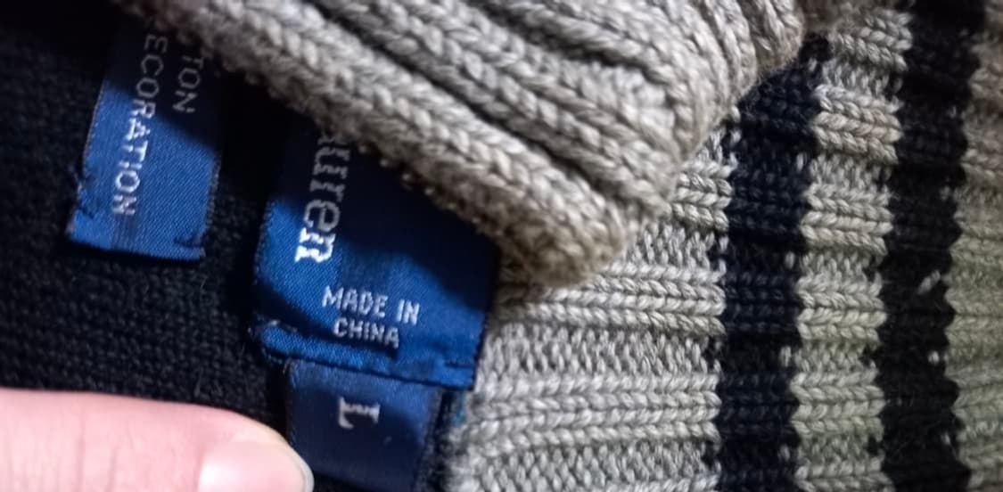 폴로 POLO 빅포니 집업 니트집업 100/L 상품이미지5