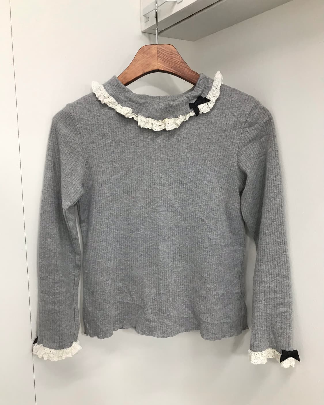 No. 무채색 레이어드 리본 Setྀི 상품이미지7