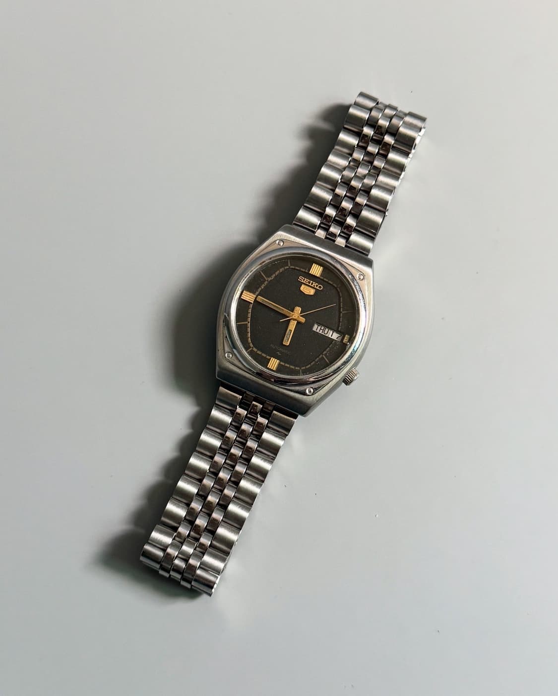 vintage SEIKO 5 Automatic metal watch 상품이미지2