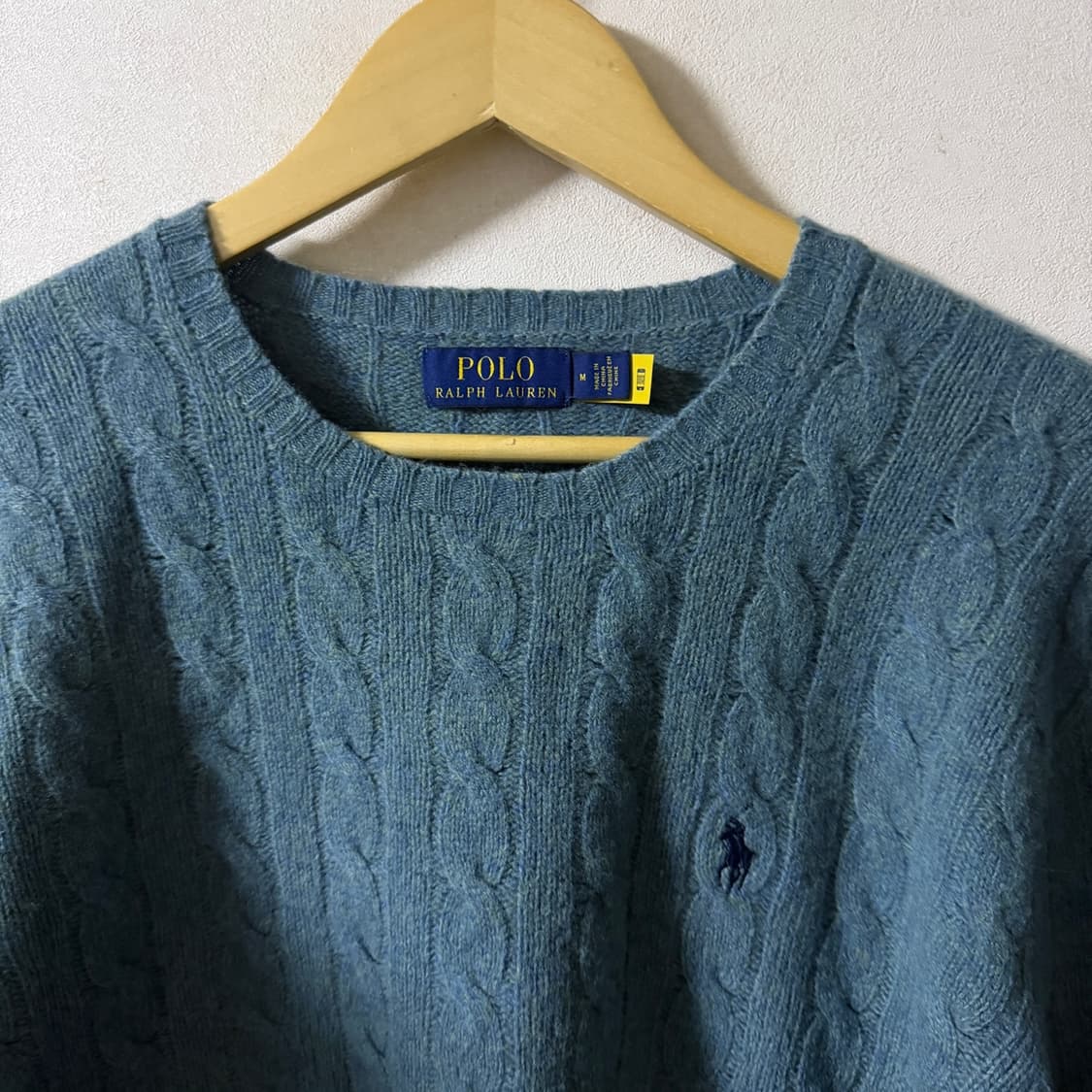 폴로 랄프로렌 울 캐시미어 스웨터 M (남성 100정도) 상품이미지3