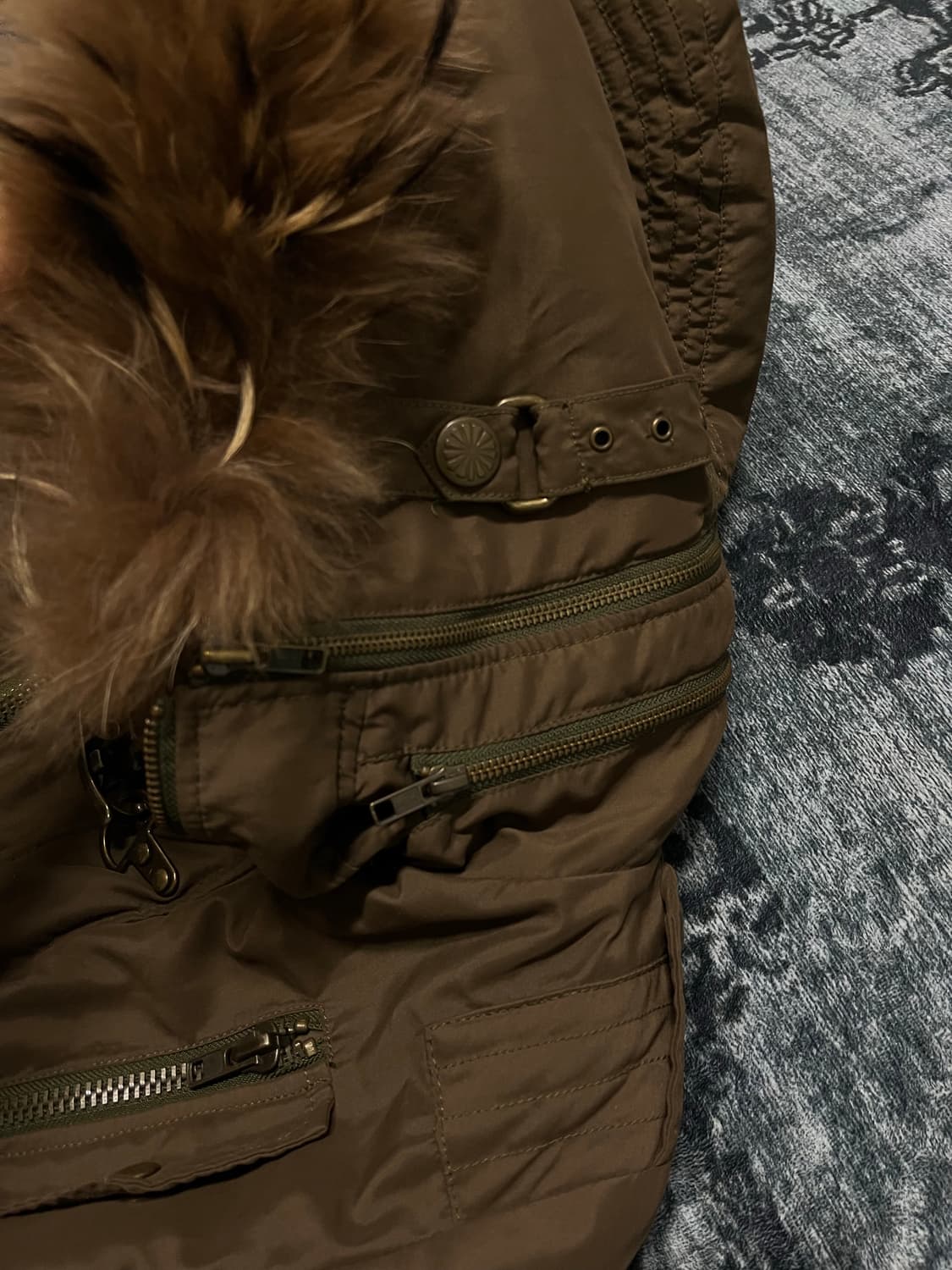 Sly 00s archive trimming fur military ja 상품이미지6