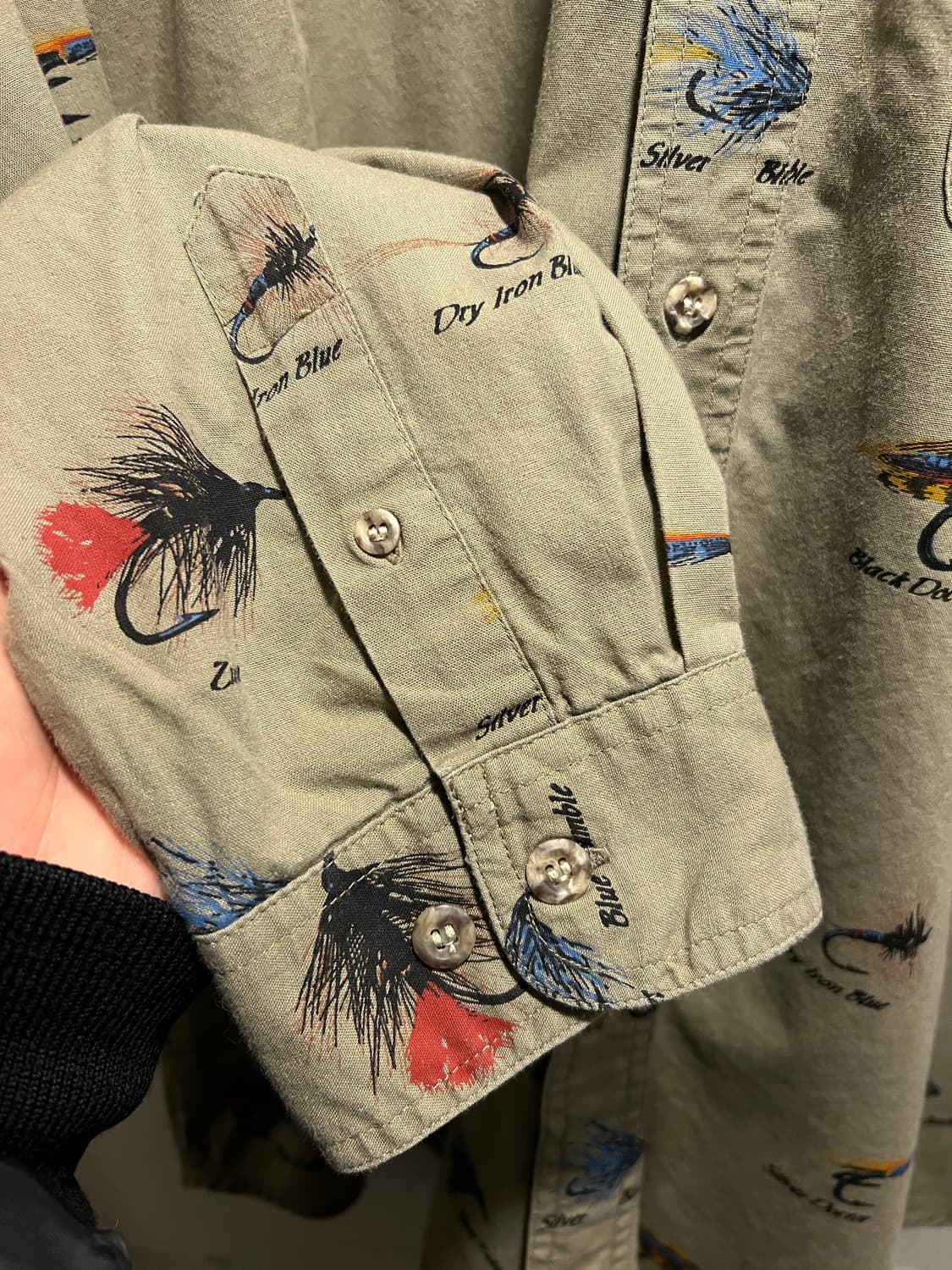 [XL]랭글러 USA 피싱 베이트 패턴 헌팅 셔츠 상품이미지4