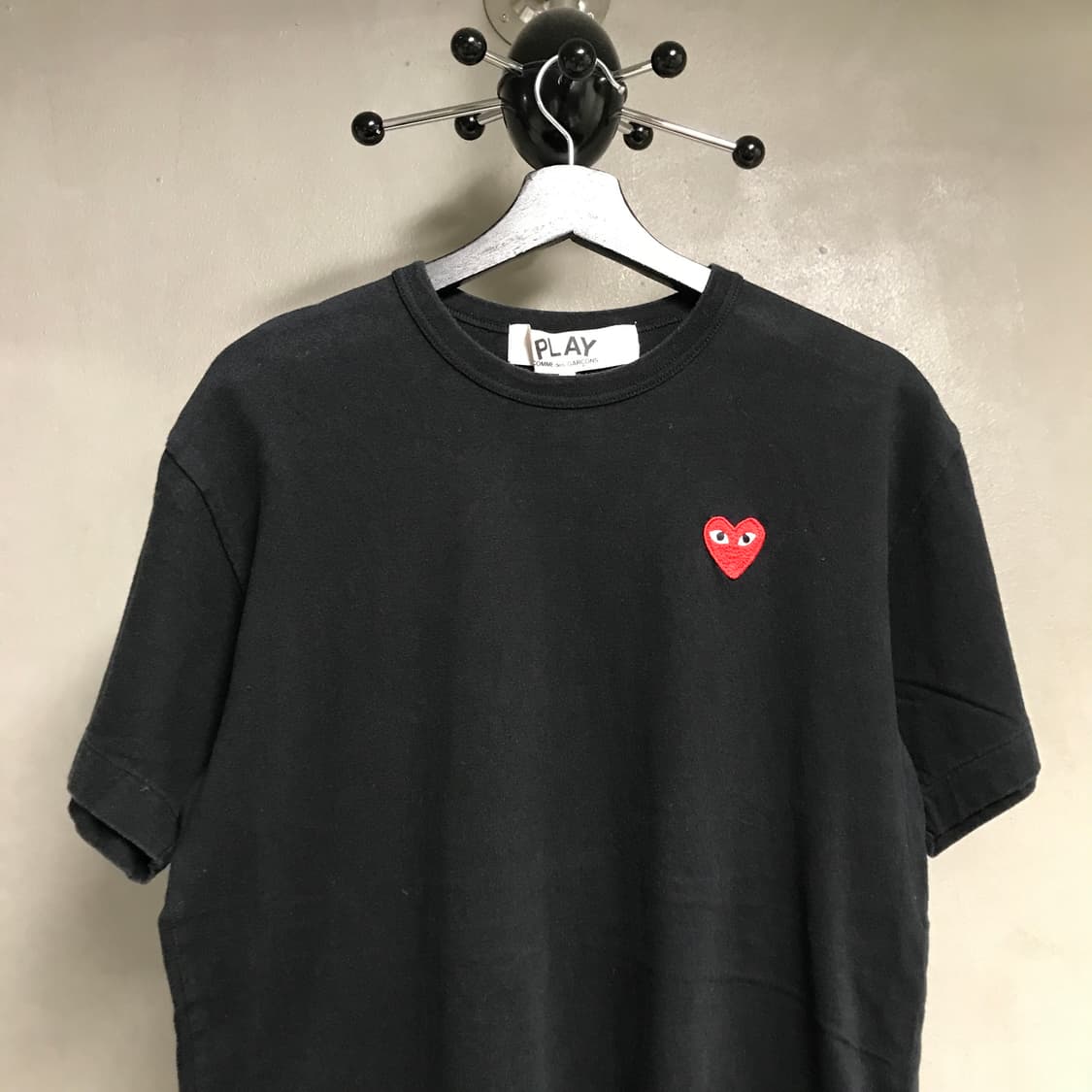 꼼데가르송 와펜 반팔 티셔츠 블랙 XL 상품이미지2