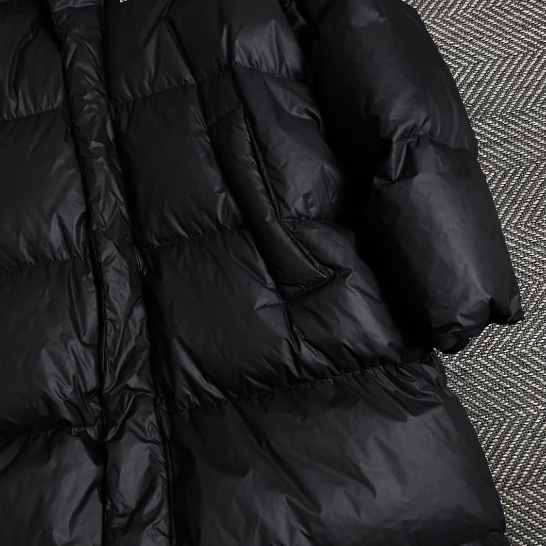LMC 블랙 박시핏 다운 롱패딩 y 2827 상품이미지4
