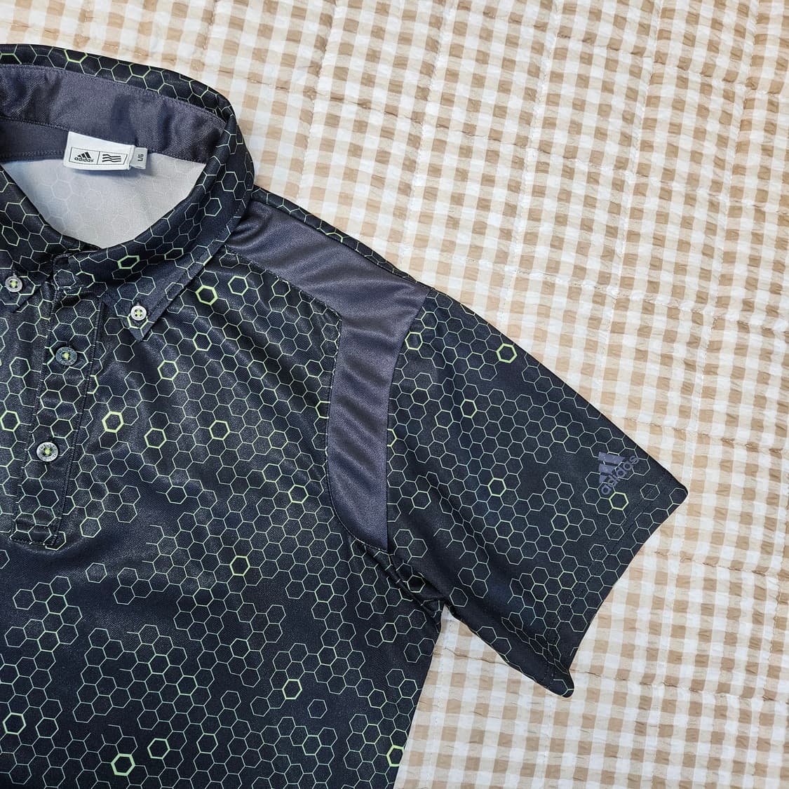 아디다스 골프 기능성 반소매 카라티 남자100 상품이미지3