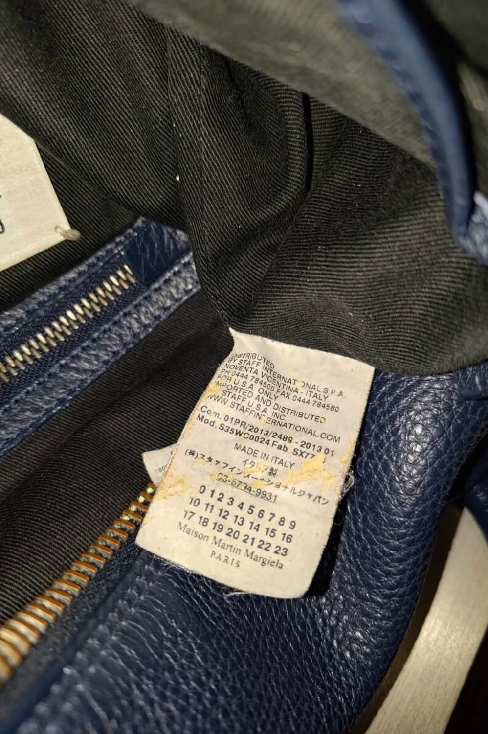 2013 Martin Margiela Sailor Bag [navy] 상품이미지4