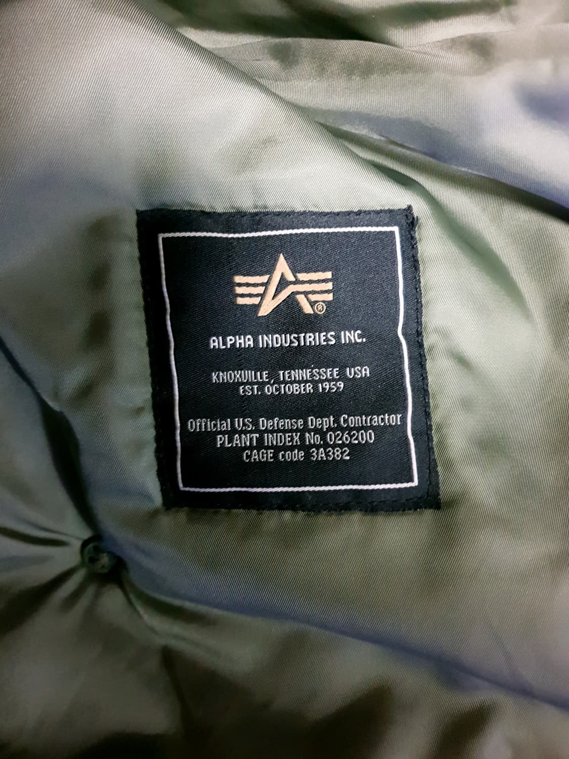 알파인더스트리 made in U.S.A  N3D 파카 세이지그린 (M) 상품이미지5