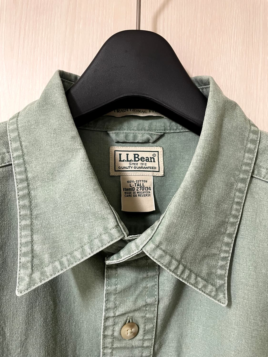 엘엘빈/ 투포켓 셔츠 세이지그린/ L 상품이미지3