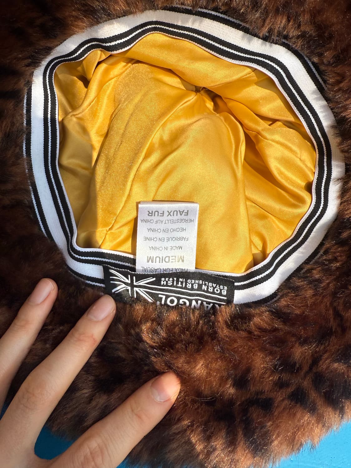 캉골 퍼 버킷햇 (레오파드) 상품이미지3