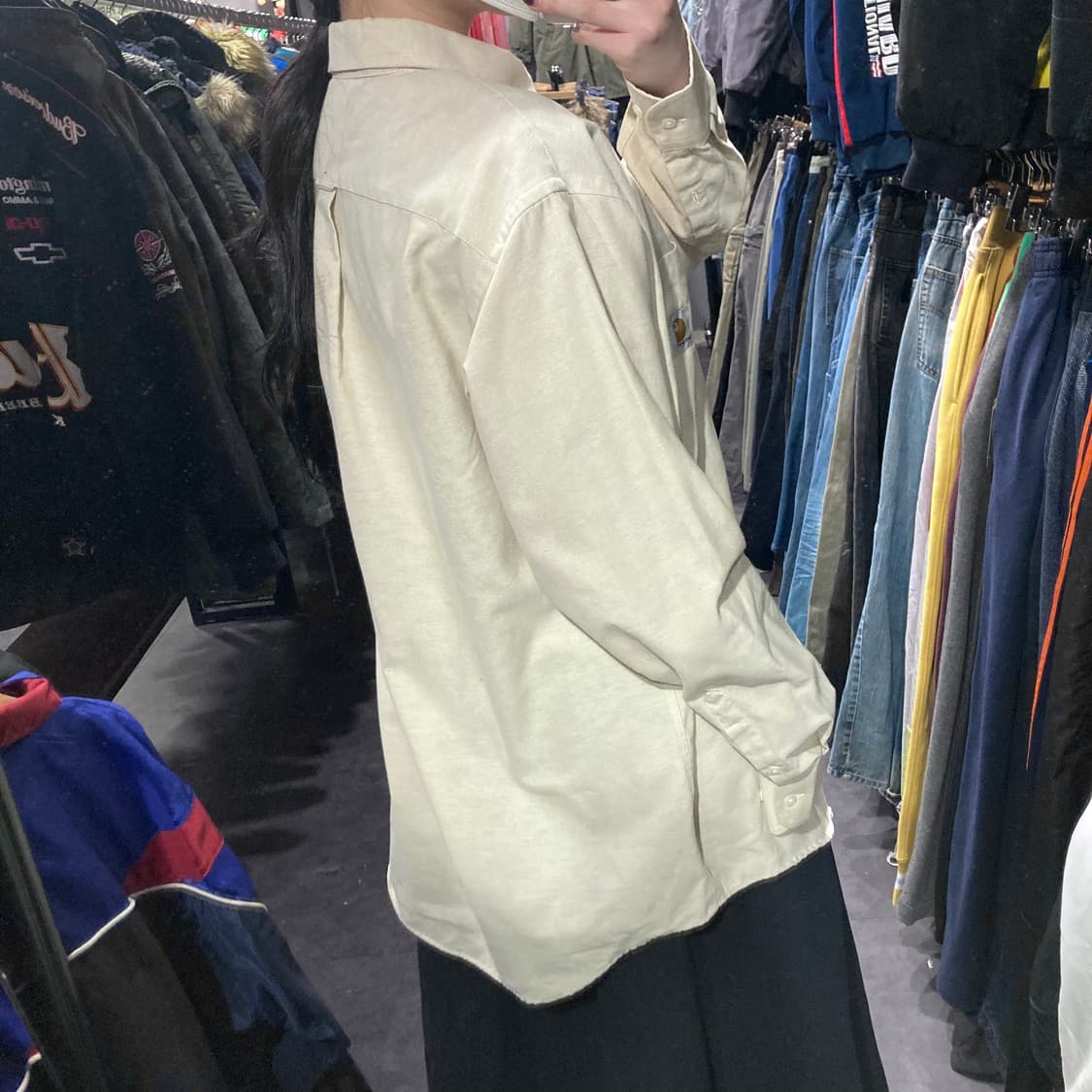 [IM] 칼하트 워크셔츠 오트밀 상품이미지5