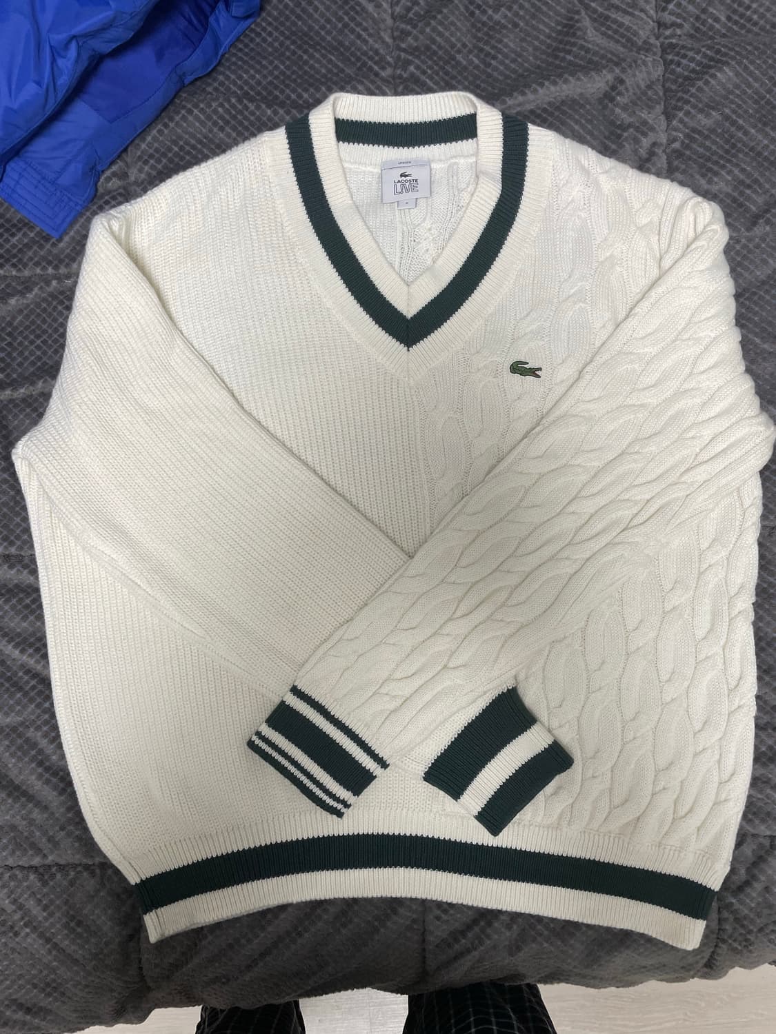 라코스테 케이블꽈배기 니트 상품이미지1