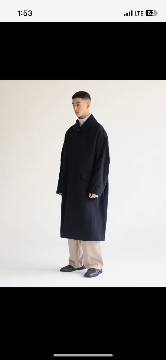 비슬로우&오에이엠팩토리 오버사이즈 발마칸코트 s 상품이미지1