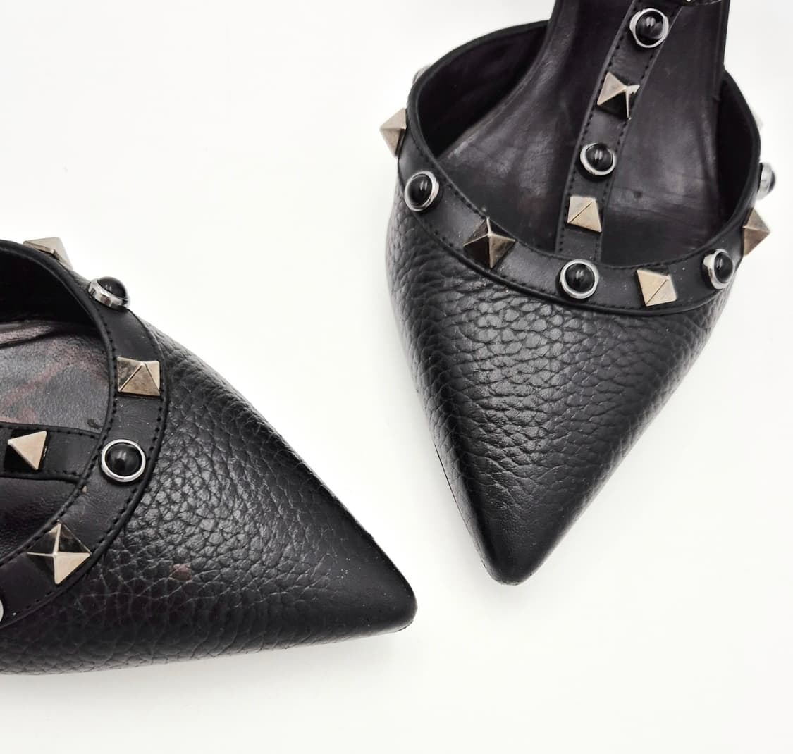 발렌티노 락스터드 스트랩 펌프스 힐 35.5 상품이미지2