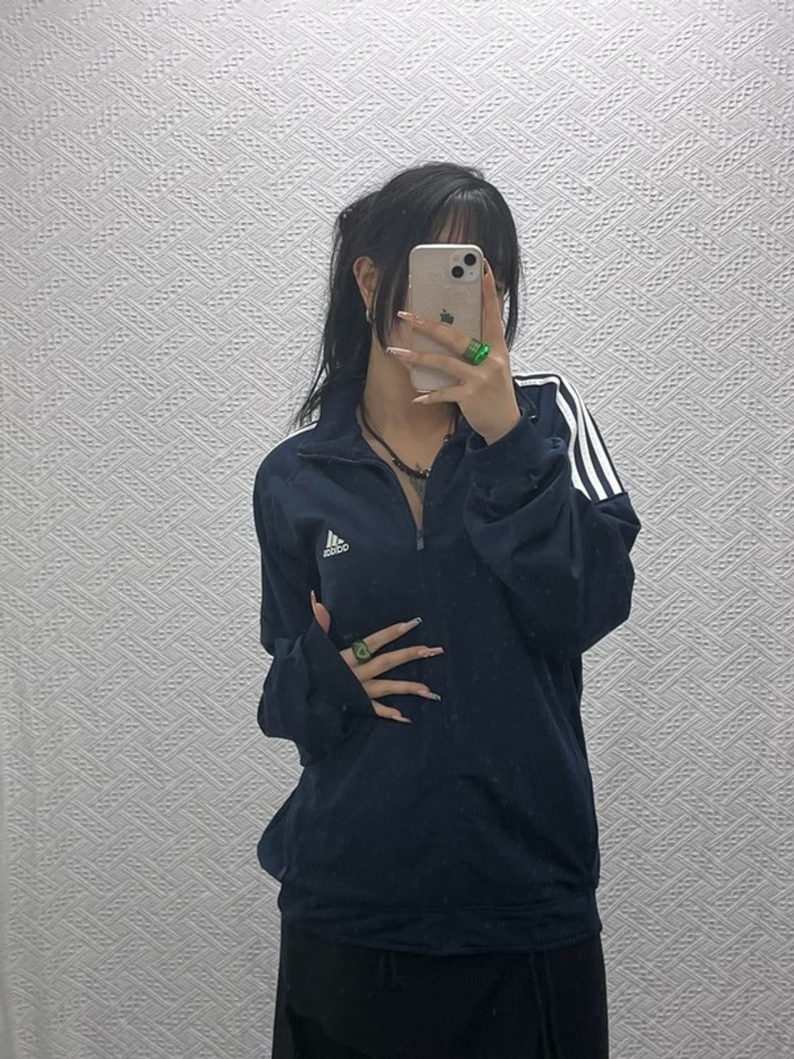 아디다스 올드스쿨 레트로 캐주얼 져지 집업 L C08298 상품이미지2