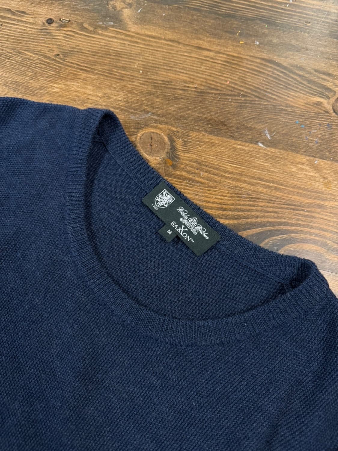 브룩스브라더스 SAXXON 메리노울 니트 100 상품이미지5