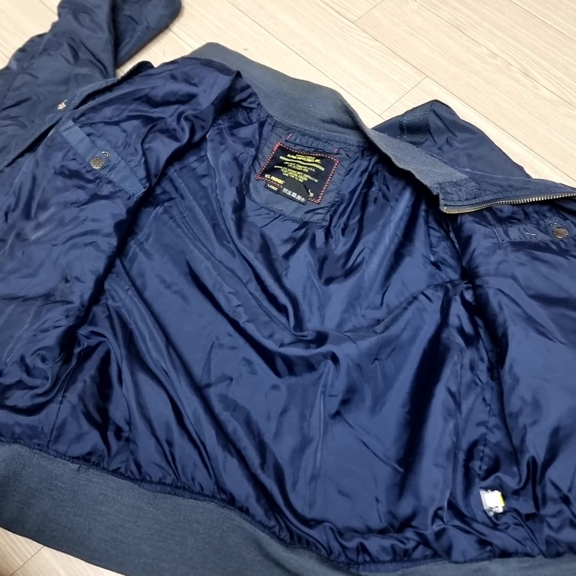 알파인더스트리 네이비 MA-1 탱커자켓(100-105) 상품이미지7