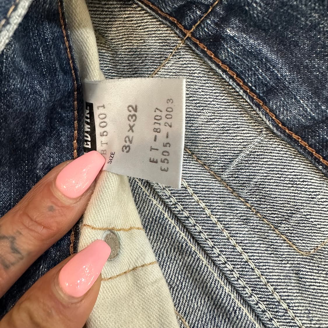 에드윈503 블루트립 BT5001 부츠컷 데님(32) 상품이미지5