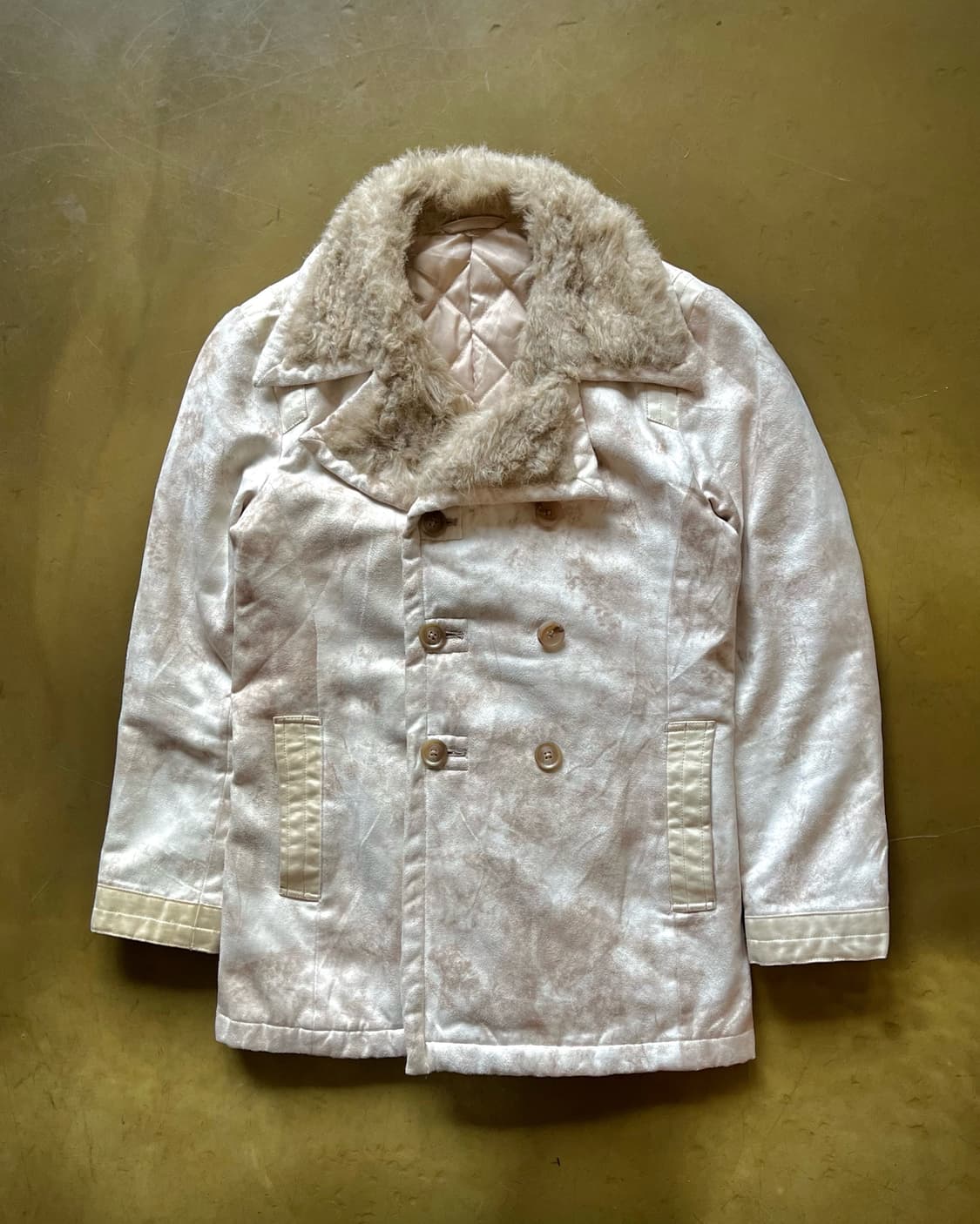 TORNADO MART Fur Trimming Leather Coat 상품이미지5