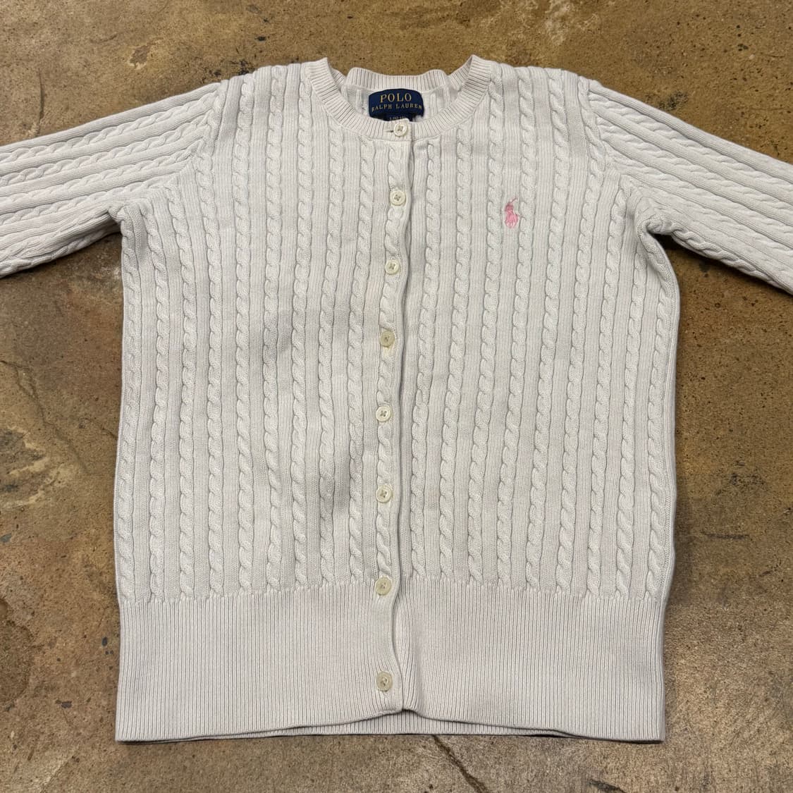 폴로 랄프로렌 아이보리 니트 가디건  상품이미지3
