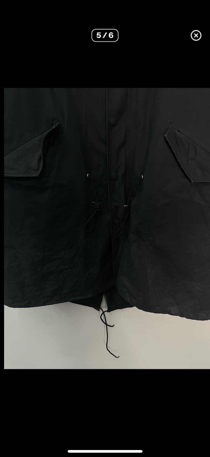 빈티지 블랙 피쉬테일 파카 A2913 상품이미지5