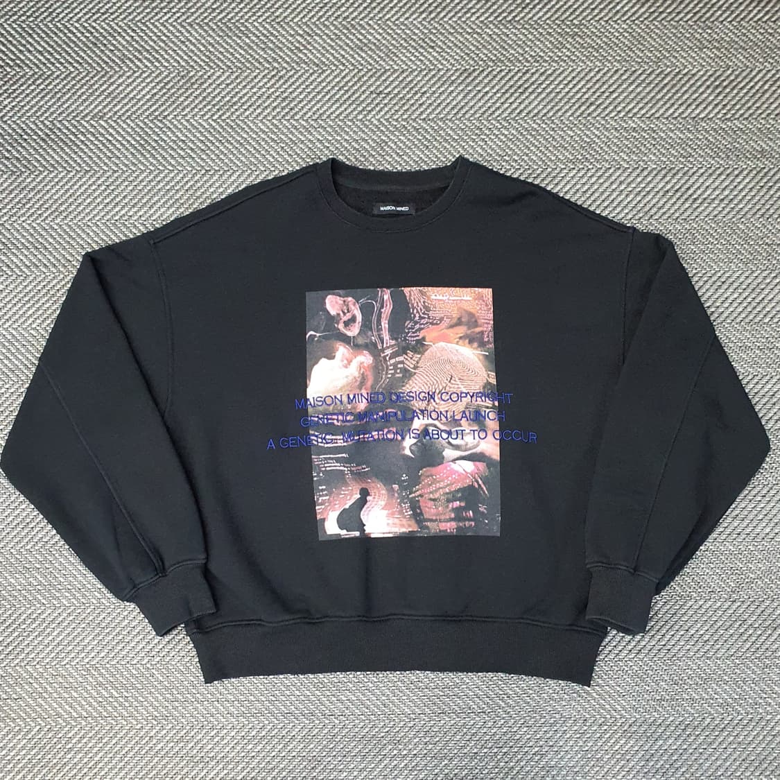 메종미네드 오버핏 맨투맨 남자105 상품이미지2