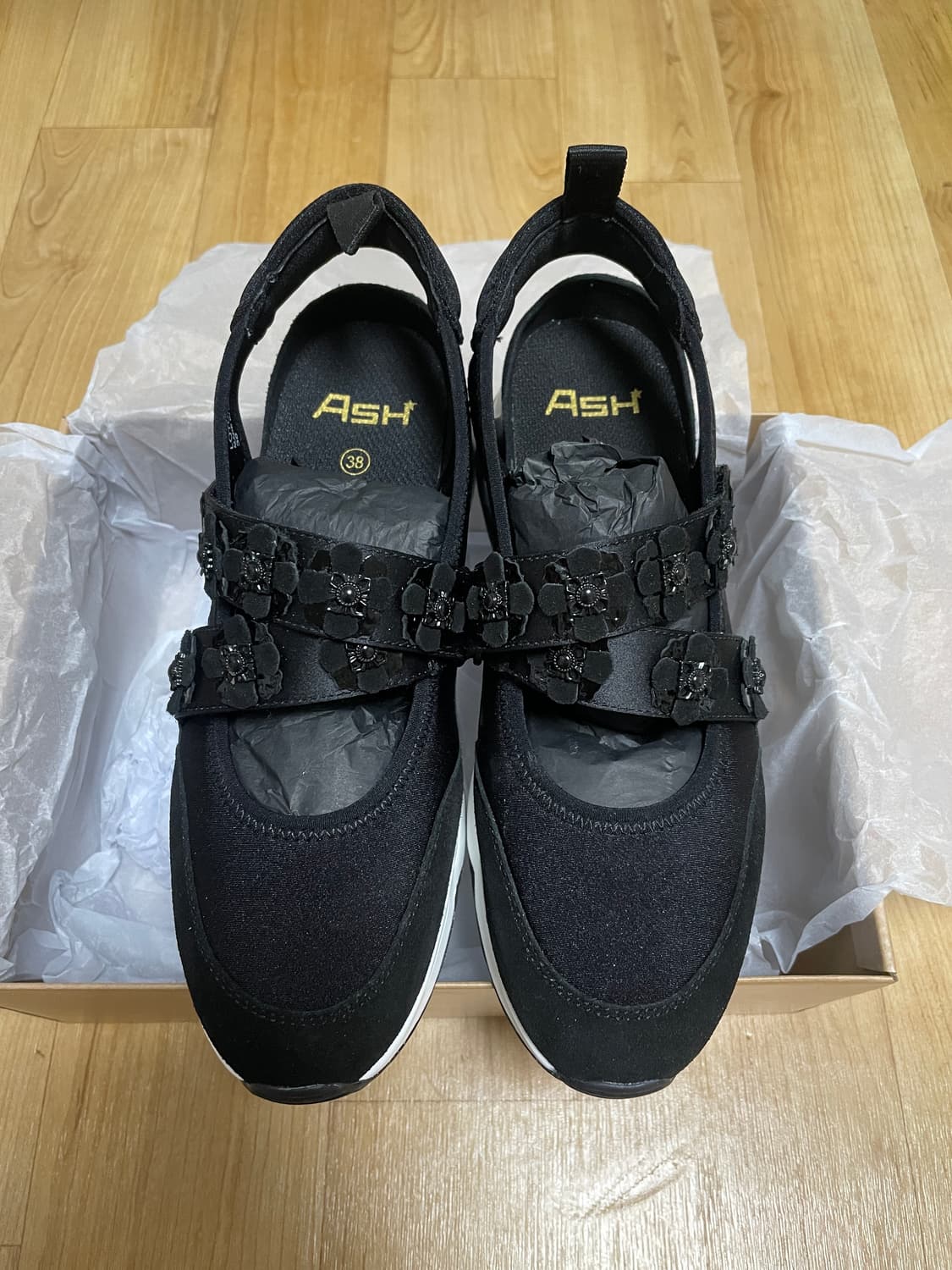 아쉬 로터스 에어힐 샌들 블랙 38사이즈 상품이미지6