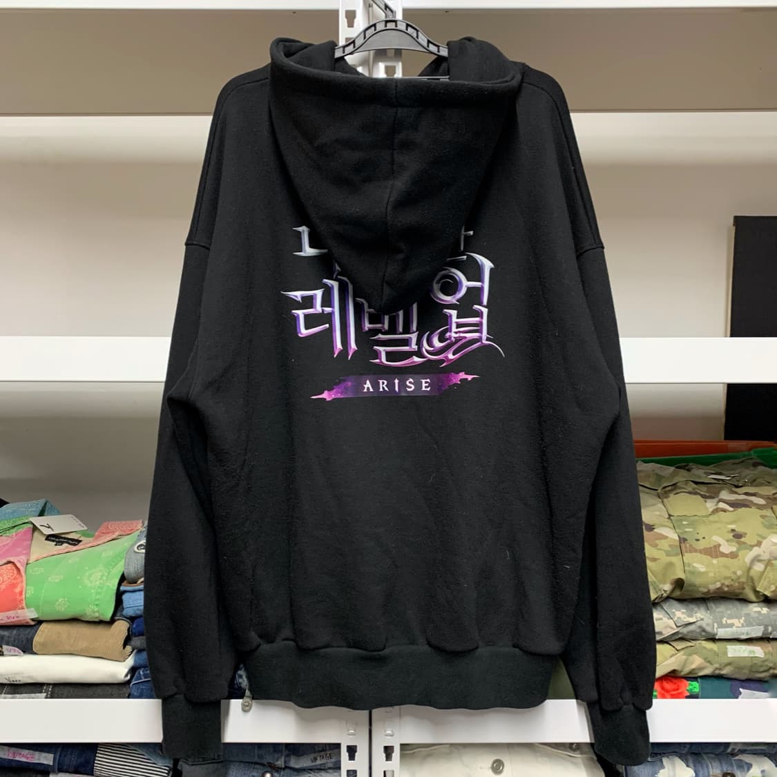 [표기 M, 실측 L] 나혼자만 레벨업 ARISE 이벤트 후디 상품이미지3