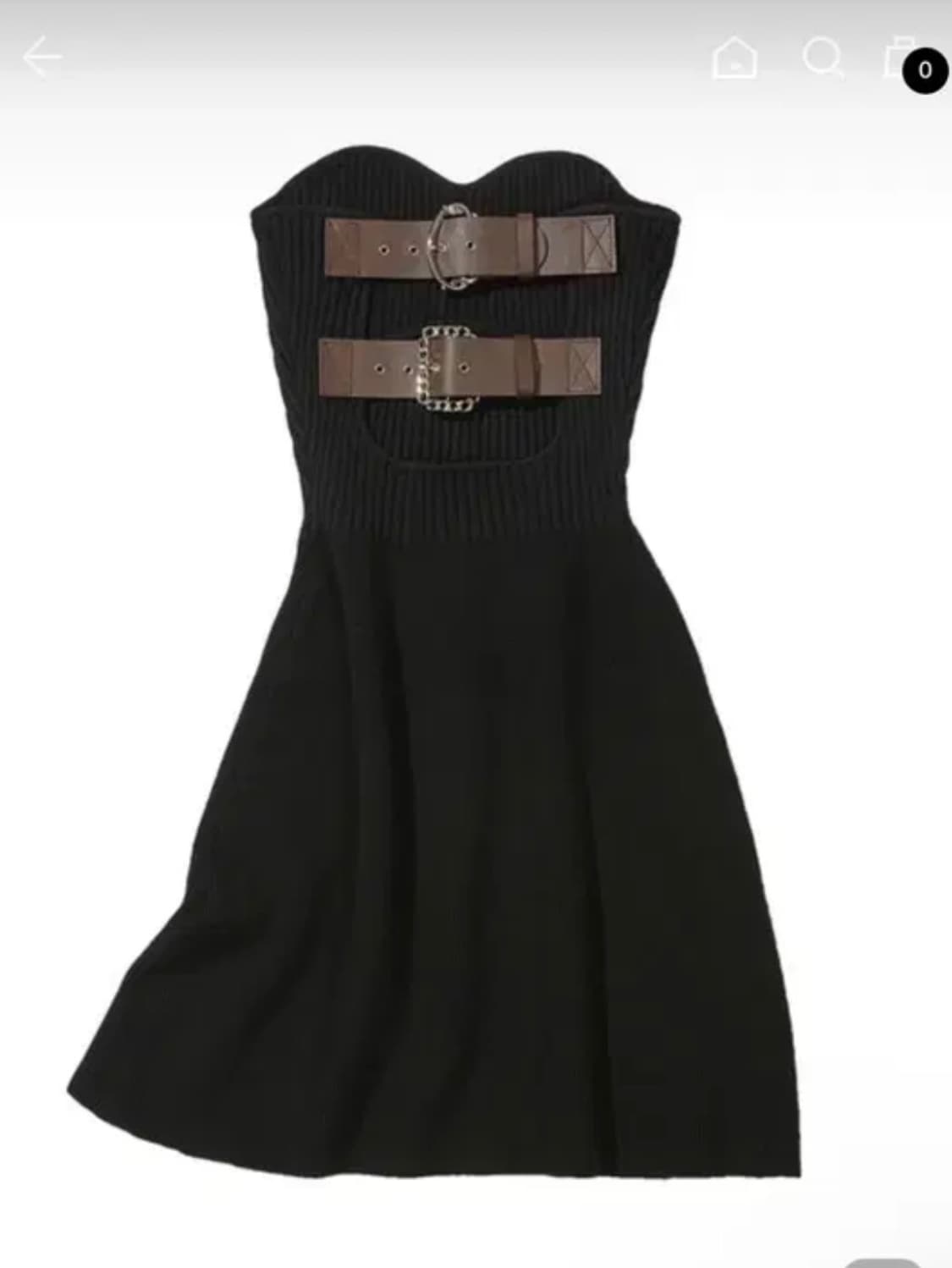 (WOMEN) ANETA BUSTIER COKTAIL KNIT DRESS 상품이미지3