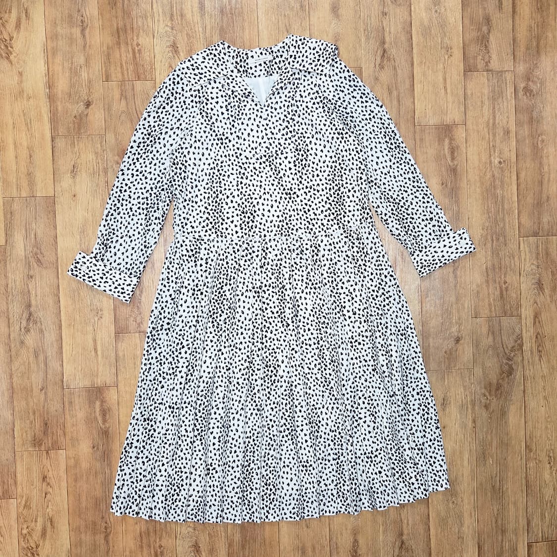 비뮤즈맨션(BEMUSE MANSION) Elly 플리츠원피스 프리사이즈 상품이미지6