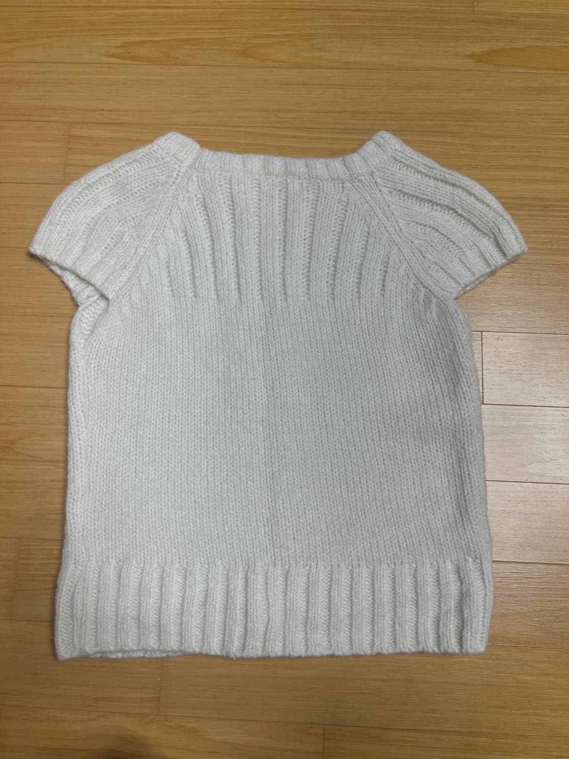 러브앤드팝 앤너플 반팔니트 아이보리 상품이미지8