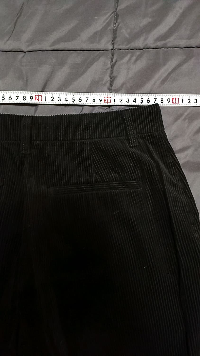 유니클로 코듀로이 와이드팬츠 28인치 기장100 상품이미지7