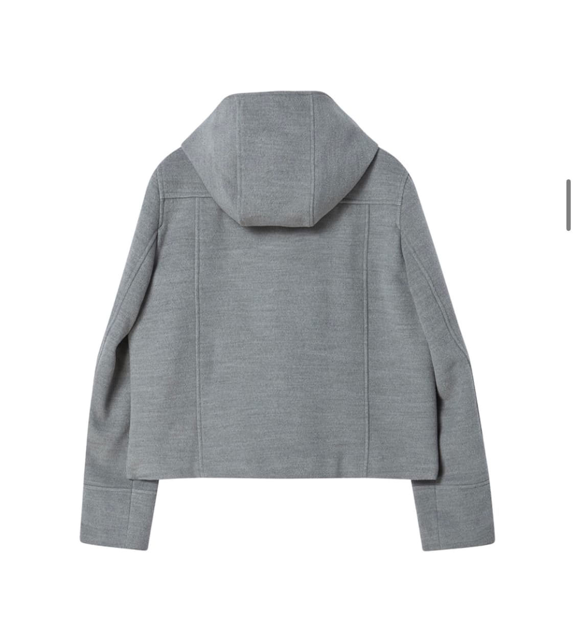 (품절/새상품)  Hoodie Pointed Half Coat 상품이미지2