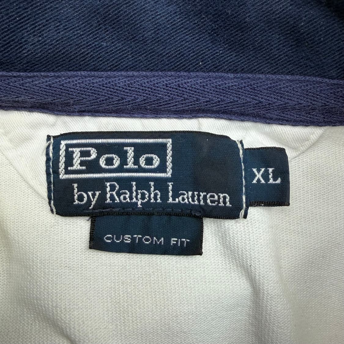 폴로 랄프 로렌 화이트 럭비 셔츠 XL 상품이미지7