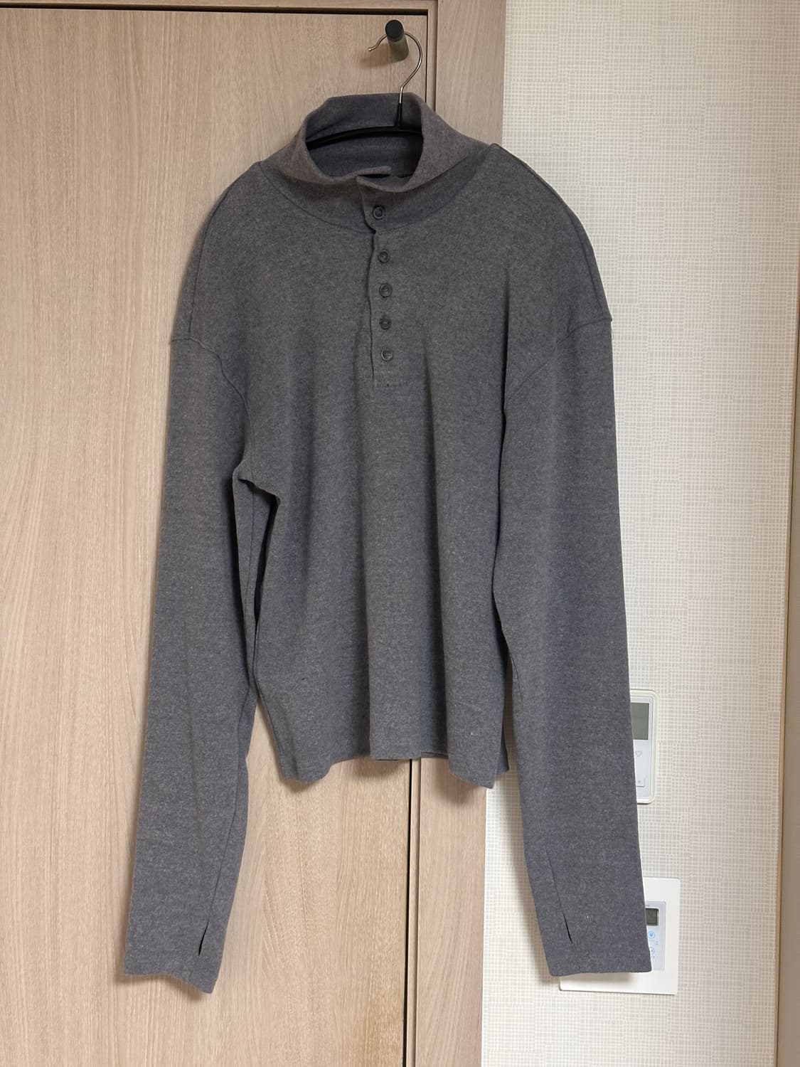 후브스 하이넥 헨리 롱슬리브 [그레이] 상품이미지1