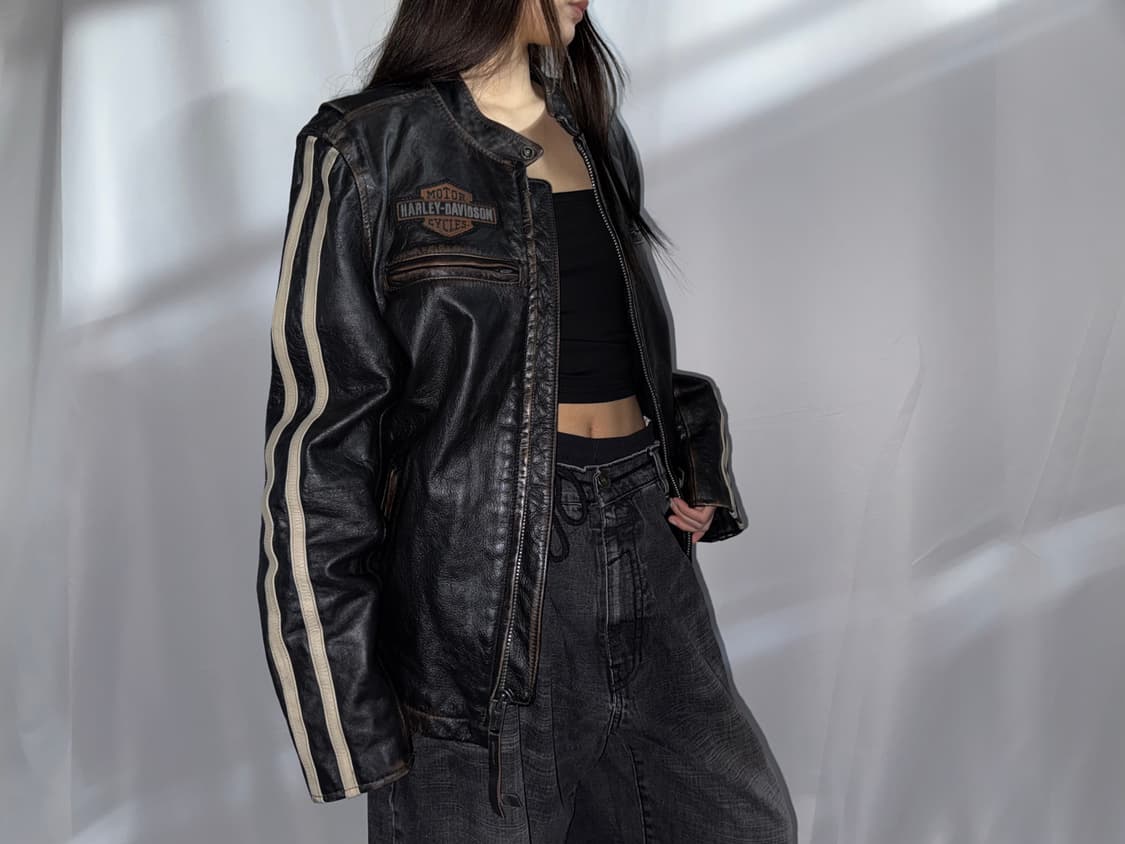 할리데이비슨 레더 라이더자켓 상품이미지2