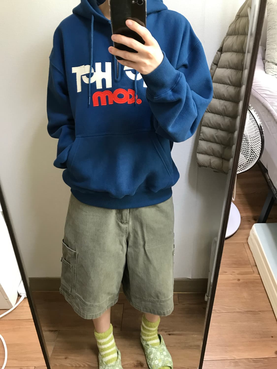 카키 버뮤다팬츠 상품이미지3