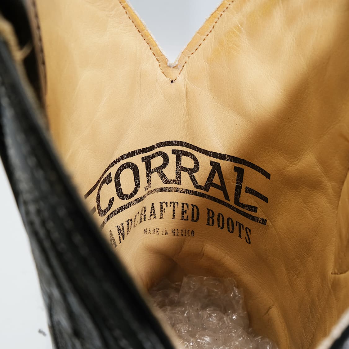 코랄(CORRAL)스퀘어토 웨스턴 레더 부츠 8.5H265 BT26502 상품이미지10