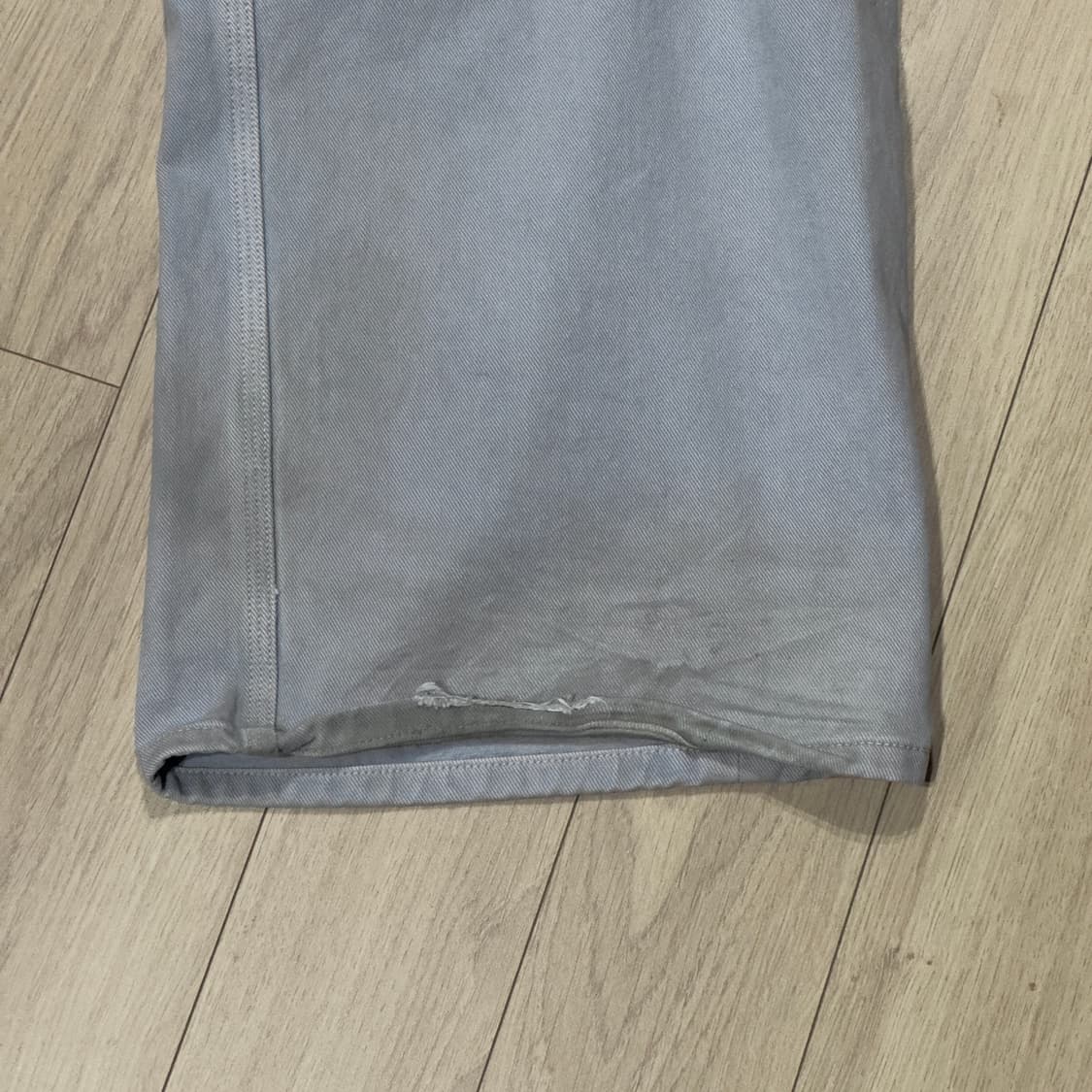 노운 wide denim pants (blue grey) 상품이미지4