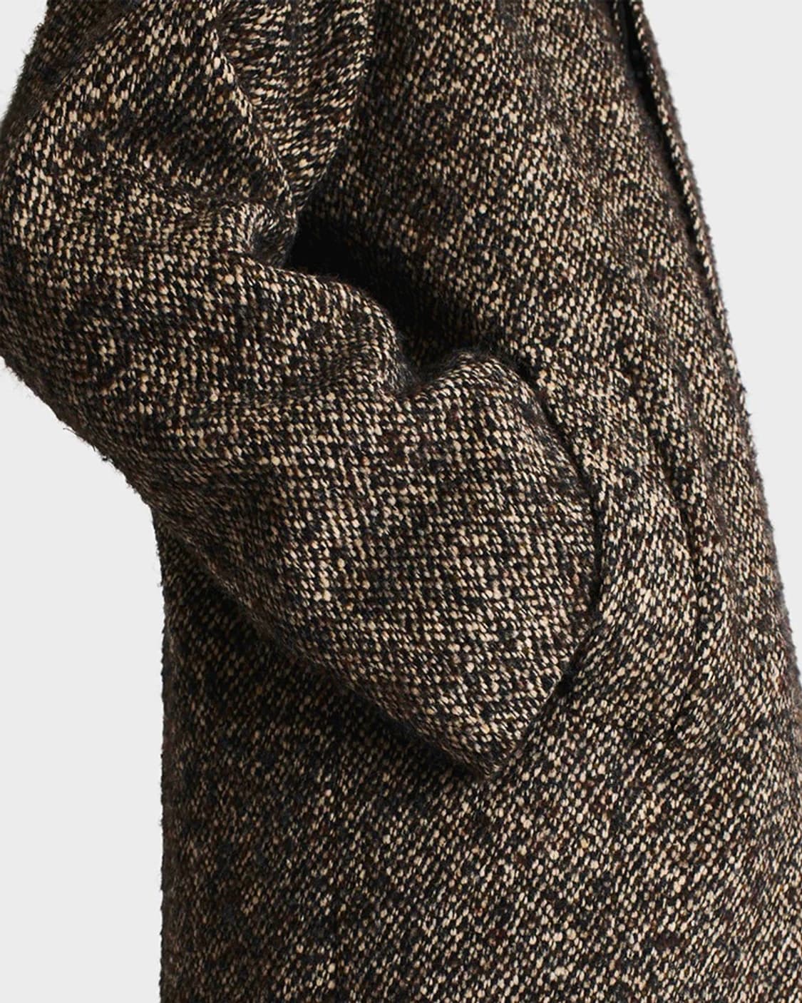 25fw 허즈밴드파리 husbands paris 헤링본 트위드 코트 상품이미지2