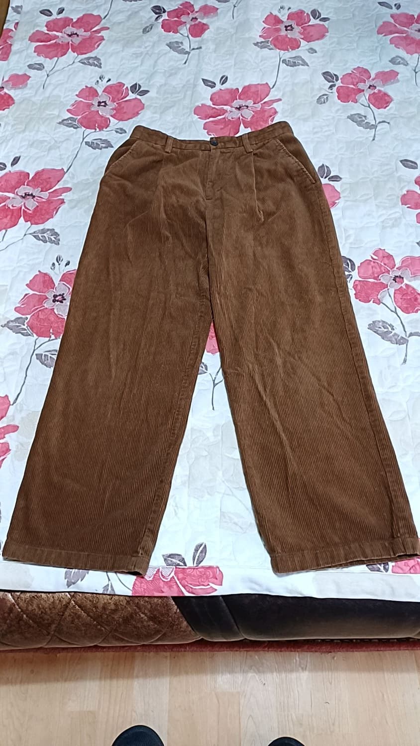 무신사 와이드 코듀로이팬츠 30인치 기장100 상품이미지1