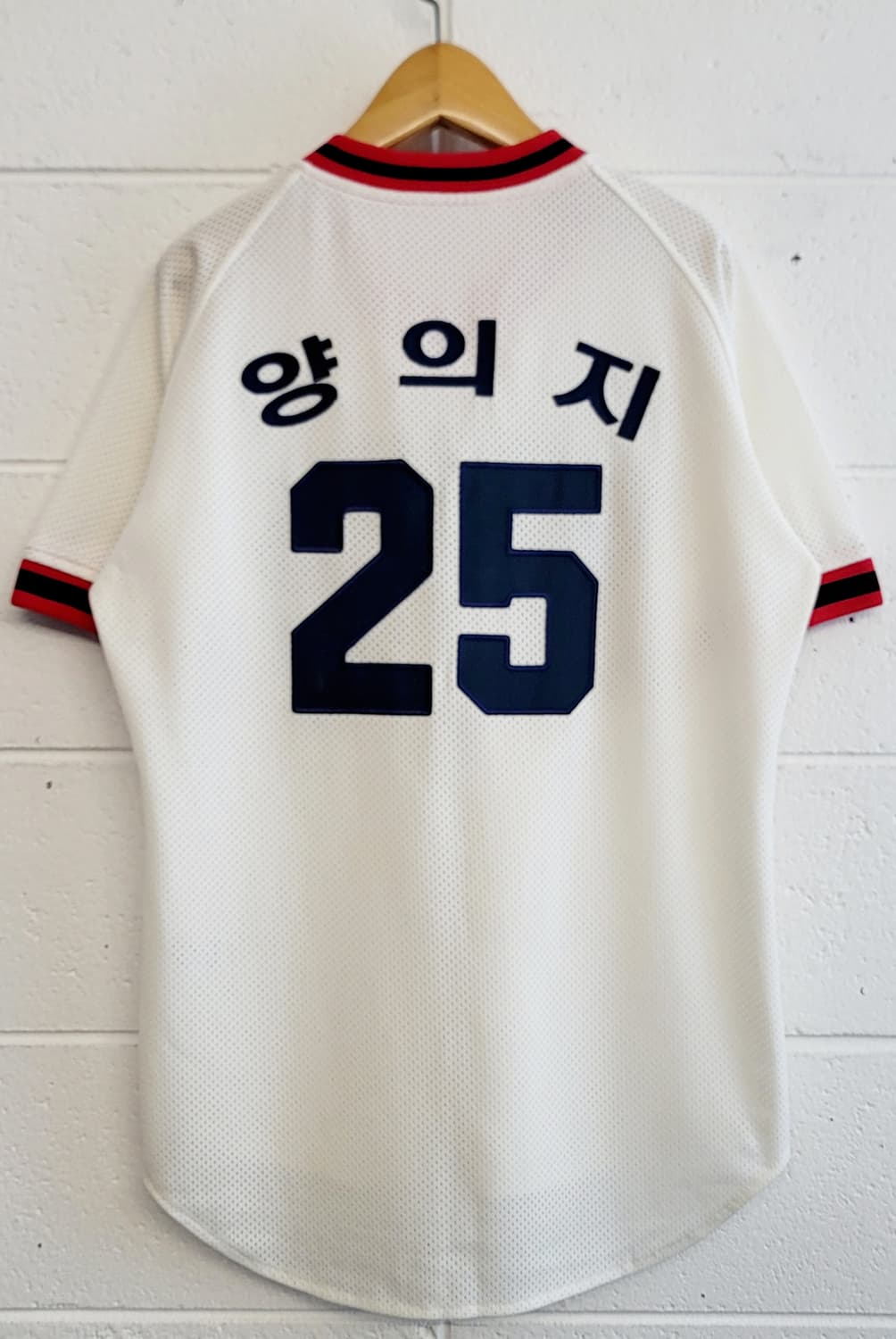 위팬(휠라패치) 두산베어스 올드 홈유니폼(No.25 양의지.자수마킹) 상품이미지1