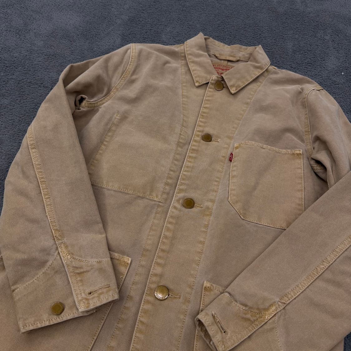 [ 정품/M ] 리바이스 워크웨어 코튼 커버올 자켓 상품이미지1