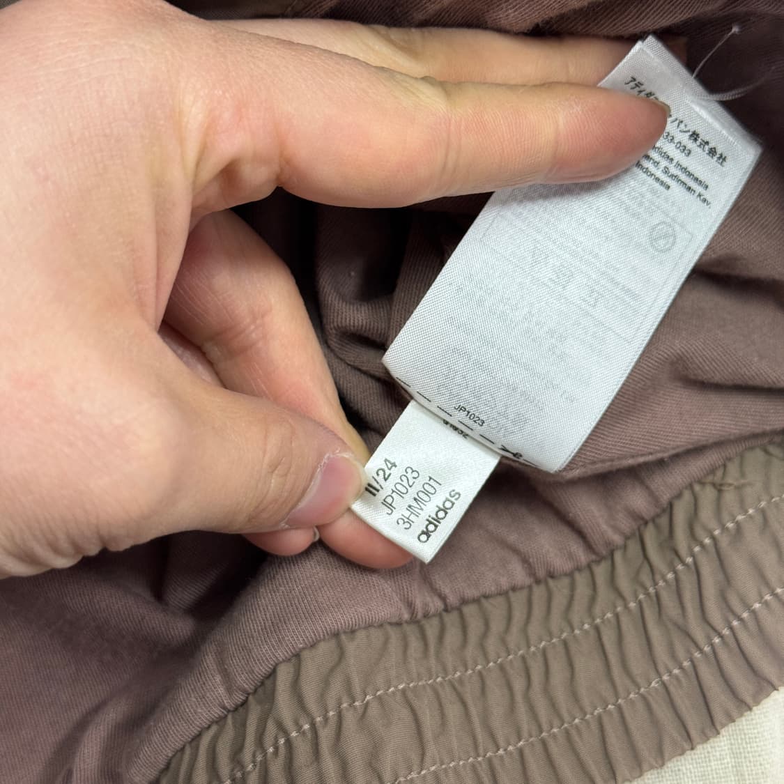 아디다스 우븐 트레이스브라운 바람막이 M 상품이미지7