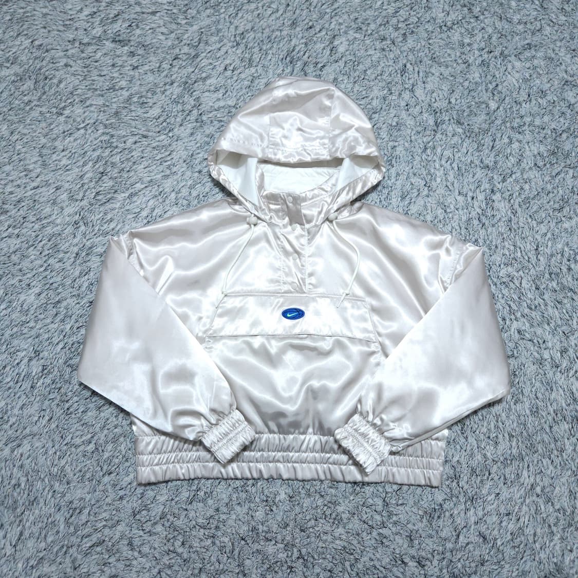 나이키) S 여자 크롭 오버핏 아노락 우븐자켓 / 왕눈이샵 상품이미지1